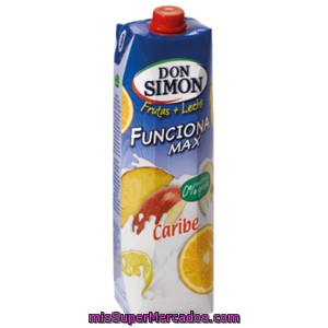 Funciona Max Don Simon Bebidas De Frutas Con Leche Caribe Brik 1 Lt