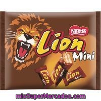 Gall.rellena Caramelo/cereal Choco Leche Lion,14 Minip 250 G