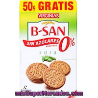 Galleta B-san Soja Sin Azúcar Virginias, Caja 360 G