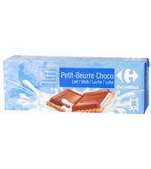 Galleta Con Tableta De Chocolate Con Leche Carrefour 150 G.