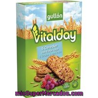 Galleta De 5 Cereales-frutos Rojos Gullón Vitalday, Caja 240 G