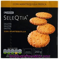 Galleta De Mantequilla Eroski Seleqtia, Caja 200 G