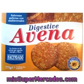 Galleta Digestive Avena, Hacendado, Caja 2 Tubos - 775 G