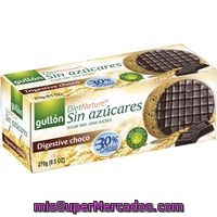 Galleta Digestive Choco Sin Azucares Añadidos Gullón 270 G.