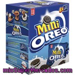 Galleta Mini Oreo, Lu, Caja 4 Bolsitas - 160 G