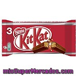 Galleta Recubierta Chocolate Con Leche Kit Kat, Pack 3x45g