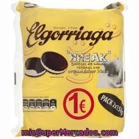 Galleta Rellena De Nata Elgorriaga, Pack 2x150 G