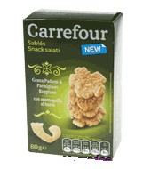 Galleta Salada Sabor Parmesano Carrefour 80 G.