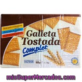 Galleta Tostada Complet, Hacendado, Paquete 4 Tubos - 800 G