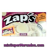 Galleta Zap's Bañadas Chocolate Blanco, Hacendado, Caja 8 Bolsitas - 265 G