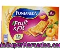 Galletas Crujientes Rellenas De Albaricoque Fruit&fit De Fontaneda 197 Gramos