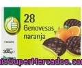Galletas De Bizcocho Rellenas De Naranja Y Recubiertas De Una Capa De Chocolate Negro Producto Económico Alcampo 300 Gramos