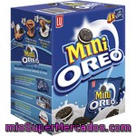 Galletas De Cacao Rellenas De Crema Mini Oreo Pack 4x40 G.