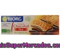 Galletas Ecológicas Rellenas De Auténtico Chocolate Negro Bjorg 225 Gramos