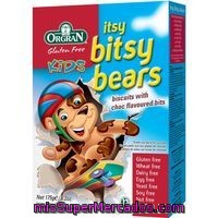 Galletas Itsy Bity Bears Orgran, Caja 175 G