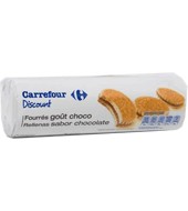 Galletas Rellenas De Chocolate Carrefour Discount 250 G.