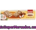 Galletas Rellenas De Crema De Coco Cubiertas Con Chocolate Con Leche Y Trocitos De Coco Loacker 100 Gramos