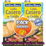 Gallina Blanca Caldo Casero De Cocido 100% Natural Pack 2 Envase 1 L