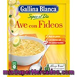 Gallina Blanca Sopa De Ave Con Fideos 80g