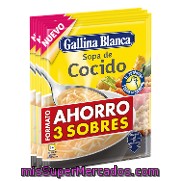 Gallina Blanca Sopa De Cocido Pack 3 Sobre 80 G