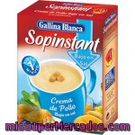 Gallina Blanca Sopinstant Crema De Pollo Bajo En Sal 3 Sobres Estuche 62 G