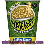 Gallina Blanca Yatekomo Fideos Orientales Instantáneos Con Verduras Listos En 3 Minutos Vaso 59 G