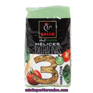 Gallo Helices Vegetales Extrafinas Paquete 400 Gr