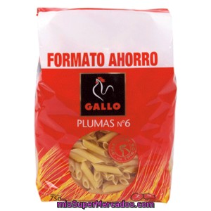 Gallo Pluma Nº6 Paquete 750gr