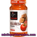 Gallo Salsa Boloñesa Frasco 400 G Neto Escurrido