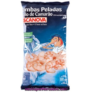 Gamba Pelada Pescanova 500 G.