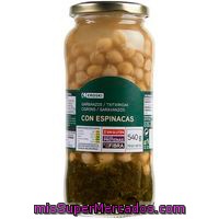 Garbanzos Con Espinacas Eroski, Tarro 350 G