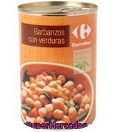 Garbanzos Con Verduras Carrefour 400 G.
