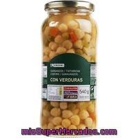 Garbanzos Con Verduras Eroski, Tarro 400 G