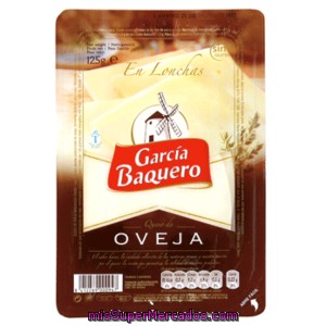 Garcia Baquero Queso Oveja Lonchas Envase 125 G
