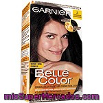 Garnier Belle Color Tinte Castaño Oscuro Nº 3 Con Aceite De Jojoba Y Germen De Trigo Coloración Permanente Caja 1 Unidad