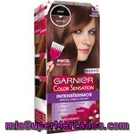 Garnier Color Sensation Intensíssimos Tinte Castaño Cashemire Nº 5.52 Especial Cabello Oscuro Caja 1 Unidad Incluye Pincel