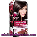 Garnier Color Sensation Tinte Castaño Oscuro Nº 3.0 Coloración Permanente Intensa Caja 1 Unidad Pincel Gratis