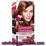 Garnier Color Sensation Tinte Rubio Caramelo Nº 6.35 Coloración Permanente Intensa Caja 1 Unidad Pincel Gratis