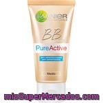 Garnier Skin Naturals Bb Cream Pure Active Hidratante Todo En Uno Anti-imperfecciones Con Toque De Color Medio Tubo 50 Ml