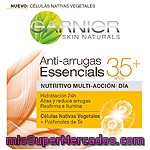 Garnier Skin Naturals Essencials Crema De Día Anti-arrugas Nutritiva +35 Años Tarro 50 Ml Alisa Reduce Las Arrugas Reafirma E Ilumina