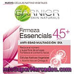 Garnier Skin Naturals Essencials Crema De Día Anti-edad Multiacción +45 Años Tarro 50 Ml Reduce El Número Y Superficie De Arrugas Y Fortalece El Contorno Facial