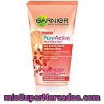 Garnier Skin Naturals Pure Active Gel Exfoliante Fruit Energy Con Extractos De Pomelo Granada Y Vitamina C Tubo 150 Ml Para Pieles Grasas A Mixtas
