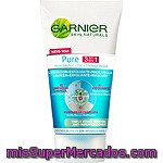 Garnier Skin Naturals Pure Limpiador Integral 3 En 1 Gel Tubo 150 Ml