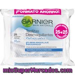 Garnier Skin Naturals Toallitas Desmaquillantes Refrescantes Piel Normal A Mixta Pack 2 Paquete 25 Unidades