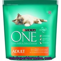 Gato Seco Adulto De Pollo Purina One, Paquete 800 G