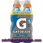 Gatorade Bebida Refrescante Aromatizada Azul Pack 4 Botellas 50 Cl