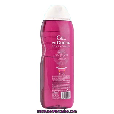 Gel Baño Tiernos Recuerdos (perfume Intenso Con Aceites Esenciales), Deliplus, Botella 750 Cc