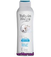 Gel Baño Y Ducha Algodón & Talco Tulipán Negro 600 Ml.