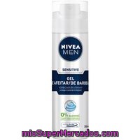 Gel De Afeitar Sensitive Nivea For Men 200 Mililitros