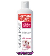 Gel De Baño Fórmula Hidratante Natural Honey 750 Mililitros